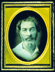 Walt Whitman daguerreotype attributed to Gabriel Harrison 1850s From the collection of the New York Public Library