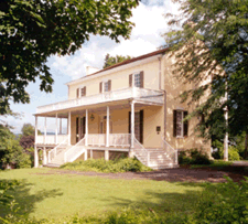 Cedar Groves front entrance facing south