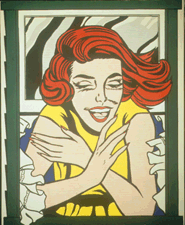 Worlds Fair Girl Roy Lichtenstein 1963 Oil on canvas