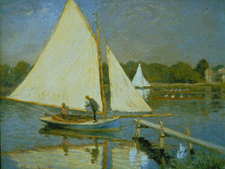 Sailboats at Argenteuil Claude Monet 1874 Private collection