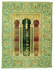 Coupledcolumn prayer rug probably Istanbul second half of the Sixteenth Century The Metropolitan Museum of Art