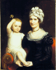 Margaret Lenox and Her Son Walter attributed to Charles Bird King Washington DC circa 1820 Oil on canvas