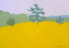 White Pine in Field 1954 Oil on composition board from the collection of the Whitney Museum of American Art