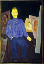 SelfPortrait 1947 Oil on canvas from the Milton Avery Trust