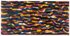 Short Vertical Brushstrokes Sol LeWitt circa 1997 Color sugarlift aquatint