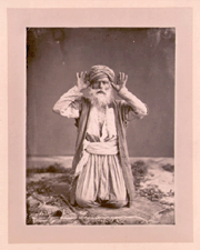 Old Man Praying albumen print This image reveals more about the attitudes of its audience than the particulars of its subject