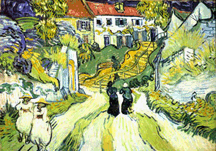 Stairway at Auvers Vincent van Gogh July 1890 Oil on canvas