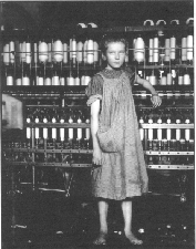 Anaemic Little Spinner in North Pownal Cotton Mill Lewis HIne 1910