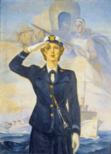 SPAR recruiting poster encouraging women to join the US Coast Guard Womens Reserve Semper Paratus Always Ready