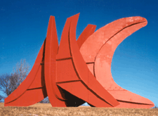 Five Swords Alexander Calder 1976 Painted steel From the collection of the Calder Foundation New York