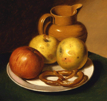 One of two still lifes by Raphaelle Peale 17741825 in the current exhibtion at Hirschl amp Adler Galleries