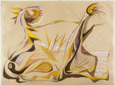Andr Masson 18961987 La Lgende du Mas 1942 watercolor on wove paper