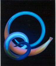 Plazmaplasm Paul Seide 1998 Handblown glass and neon