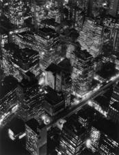 New York at Night Berenice Abbott 1933 Gelatin silver print