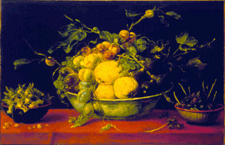 Bowl of Fruit on a Red Tablecloth 1640s From the collection of the State Hermitage Museum