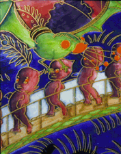 Detail from Imps on a Bridge