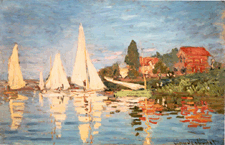 Regatta at Argenteuil Claude Monet 1872 Oil on canvas from the collection of the Museum of Fine Arts Boston