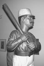Closeup of Baseball Player Show Figure Samuel Anderson Robb promised gift of Millie and Bill Gladstone