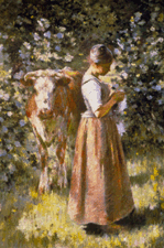 La Vachere Theodore Robinson circa 1888 OIl on canvas