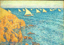 La Regate The Regatta Theo van Rysselberghe 1892 Oil on canvas