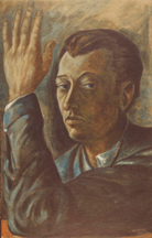 Autorretrato SelfPortrait Gunther Gerzso 1945 Oil on canvas from the collection of Gene Cady Gerzso Mexico City
