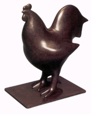 Rooster Igor Galanin bronze