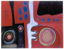 The House of Blue Lights 2001 Acrylic on canvas