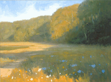 Sun Shadows Nickerson oil on linen