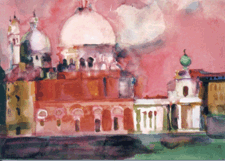 Venice 1960 watercolor