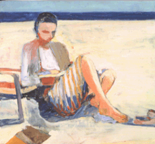 Girl on the Beach Richard Diebenkorn 1957 Oil on canvas