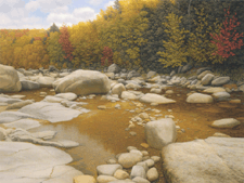 Autumn Riverbed 1999 Oil on panel