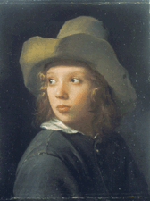 Boy with a Hat from the collection of the Wadsworth Atheneum