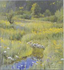 Meadow with Goldenrod oil on canvas