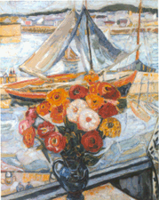 From Our Window Concarneau circa 1928 Oil on canvas