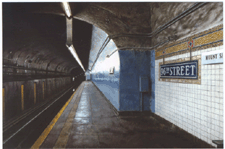 96th Street Tunnel 1992 Pastel on canvas