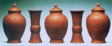 Red stoneware unglazed China Qing Dynasty Kangxi Period