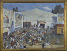Country Circus Paul Sample 1929 Oil on canvas from the collection of Swarthmore College Pennsylvania