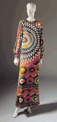 Evening dress by Emilio Pucci 1965 Printed silk jersey