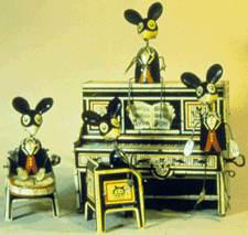 Mechanical Mouse Merrymakers Band by Louis Marx amp Co circa 1929