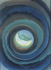Pond in the Woods Georgia OKeeffe 1922 Pastel from a private collection