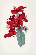 Red Canna Georgia OKeefe 1915 Watercolor