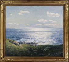 Wilson Irvine American 18691936 The Picnic Monhegan Island circa 1920 oil on canvas 24 by 27 inches