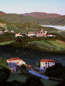 William B Hoyt Lippiano 1998 oil on canvas 36 inches by 48 inches