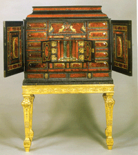 Rare Flemish tortoiseshell and ebony cabinet of drawers circa 1680 130000 Adrian Alan London