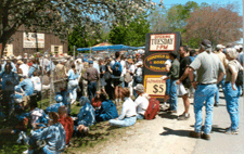 At Brimfield Acres North a crowd gathers at 1250