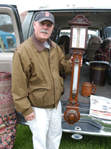 Carl Nordblom displayed a load of goodies including an early barometer Dealers Choice