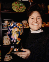 Beth Adams of Beverly offered popular ceramics