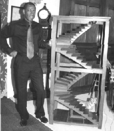 Lennox Cato with a carved wooden staircase offered for 17500