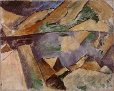 Harvards Fogg Art Museum has acquired this rare oil on canvas by Georges Braque La baie de lEstaque 1908 It is believed to be the first Cubist work ever produced