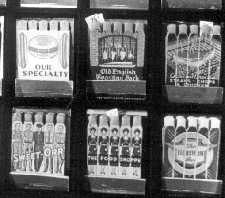 Voodoo New York City featured an unusual collection of matchbooks
